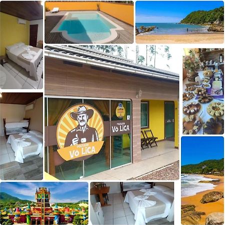Pousada Vo Lica Com Piscina Penha  Buitenkant foto